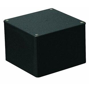 未来工業 正方形プールボックス ノック無 100×100×75mm ブラック 1個価格 PVP-1007Kの画像