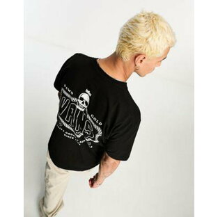 バンズ Vans pawn shop t-shirt with back print in black メンズの画像