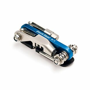 PARKTOOL(パークツール) マルチツール サイズ:六角1.5/2/2.5/3/4/5/6/8mm T25 マイナスドライバー チェーンカッター5~12speed タイヤレバー ボックス8mm スポークレンチ3.23/3.45mm IB-3の画像