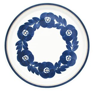 アイトー(Aito) aito製作所 「 ブロッサム blossom 」 プレート 中皿 M 約20cm 軽量 青い花のうつわ ネイビー 青 美濃焼 電子レンジ 食洗機対応 日本製 111002の画像