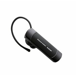 エレコム ワイヤレスヘッドセット Bluetooth 片耳イヤホンタイプ 【通話・音楽・動画対応】 ブラック LBT-HS20MPCBKの画像