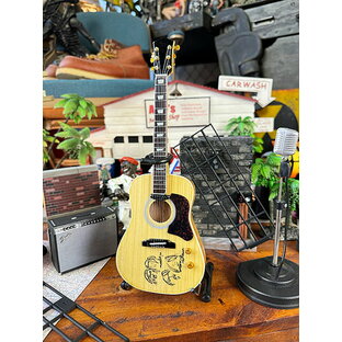 ジョン・レノン 1969年 ベッドイン オフィシャルライセンス ミニギター レプリカ 1/4スケール イマジン ビートルズの画像