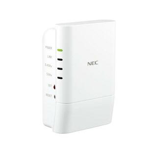 NEC 日本電気 NEC Wi-Fi中継機 Aterm ホワイト PA-W1200EXの画像