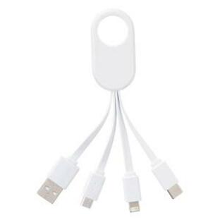 3in1 USBケーブル 360個販売 コンパクトに携帯できる充電ケーブル 販促品 ノベルティグッズの画像