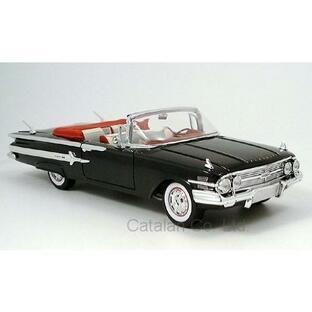 1/18 シボレー シヴォレー インパラ 黒 ブラック Chevrolet Impala black 1960 Motormax 梱包サイズ100の画像