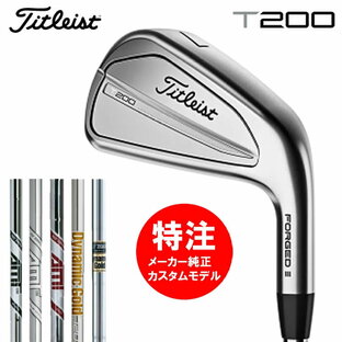 （カスタムモデル）2023 タイトリスト Titleist T200 アイアンセット6本組(#5-#9,Pw)～7本組(#5-W)(日本仕様)トゥルーテンパー社シャフト(IRON)おすすめ 2023年 新作 最新 送料無料の画像