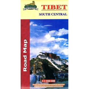 地図 Tibet South Central ロードマップ(チベット南部) インド 旅行 観光 ガイドブック 時刻表 本 印刷物の画像