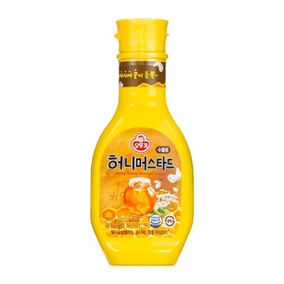 韓国タンブラー ハニーマスタード味調味ソース 265g イエローマスタードソース 韓国フライドチキン スクイーズボトルの画像