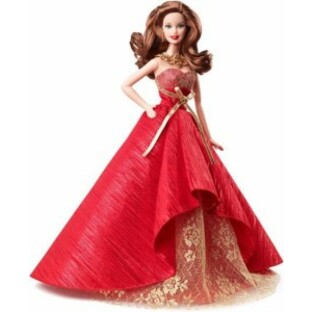 Barbie バービーコレクター2014ホリデードールブルネットの画像