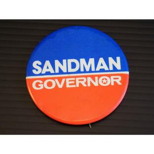 ピンバッジ 1973 Charles Sandman Campaign Pin Sandman Governor 1.5" Governor of Nの画像