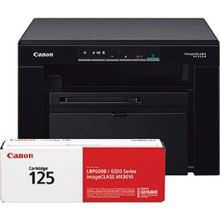 Canon imageCLASS MF3010 VP Wired Monochrome Laser Printer with Scanner USB Cable included Blackの画像