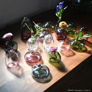 一輪挿し おしゃれ フラワーベース 花瓶 北欧 mini vase Sサイズ 5デザイン 6色展開 Sghr スガハラ ガラスの画像