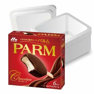 [冷凍] 森永乳業 PARM パルム チョコレート <1ケース（6箱入）> |【Amazon.co.jp限定】 ドライアイスを入れてお届けします | アイス バーアイス 箱買いの画像