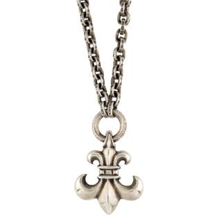 CHROME HEARTS BS FLEUR PAPER CHAIN NECKLACE WITH BS FLEUR クロムハーツ BS フレア ペンダント ペーパーチェーン  ネックレスの画像