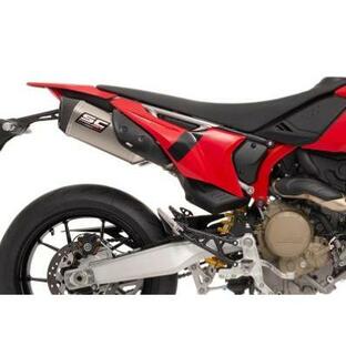 公道走行可 Ducati HYPERMOTARD698 MONO 2024 SC1-S SC Project ツイン スリップオンサイレンサー D42A-124Tの画像