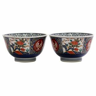 ブルーム 丼 錦彩古伊万里 直径14.5cm 16665 2個入の画像