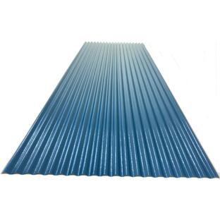 カラートタン波板 ０．１９ｍｍ厚 ブルー ６尺 10個セットの画像
