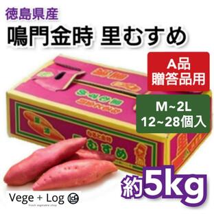 徳島県産 鳴門金時 里むすめ JA里浦 A品 秀品 約5kg M~2Lサイズ サイズおまかせ 12〜28個前後入 ギフト用 贈答品質 お中元 お歳暮 本州送料無料の画像