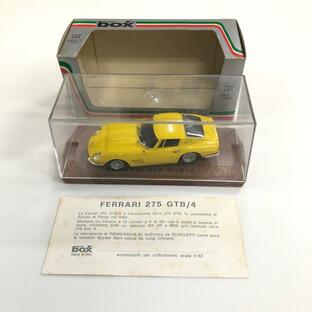 新品 絶版 BOX MODEL 1/43 Ferrari 275GTB4 ミニカーの画像