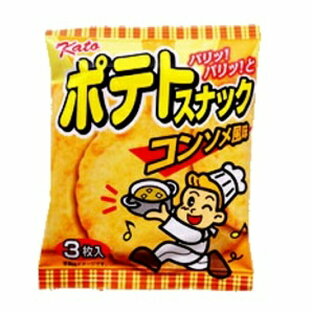 かとう製菓 ポテトスナック コンソメ風味 3枚入の画像