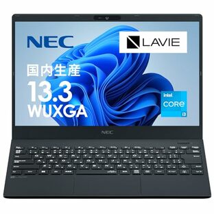 NEC LAVIE 国内生産 ノートパソコン N13 Slim 13.3 型 インテル® Core™ i3 1305U プロセッサー 8GB 256GB SSD Office なし パールブラックの画像