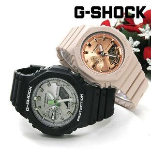 ペアウォッチ gショック ペア g-shock ペア腕時計 シルバー×ピンクgd カシオ ブランド メンズ × レディース GA-2100SB-1AJF×GMA-S2100MD-4AJF (33,0)の画像