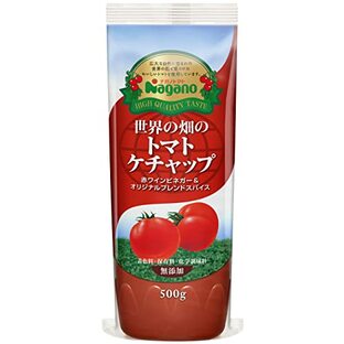 ナガノトマト 世界の畑のトマトケチャップ 500g×2袋の画像