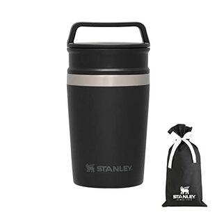 【ギフトバッグ付き】STANLEY(スタンレー) 真空マグ 0.23L マットブラック 保温 保冷 ステンレスマグ タンブラー コーヒー プレゼント 贈り物 食洗機対応 保証 (日本正規品)の画像