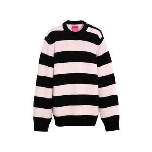 バリー レディース ニット・セーター アウター Barrie x Sofia Coppola Striped Cashmere-Blend Sweaterの画像