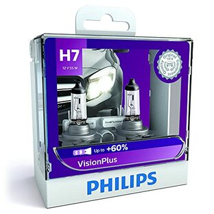フィリップス 自動車用バルブ&ライト ヘッドライト ハロゲン H7 3300K ヴィジョンプラス 車検対応 2個入り PHILIPS VisionPlus 12972VPS2 【Amazon.co.jp限定】の画像