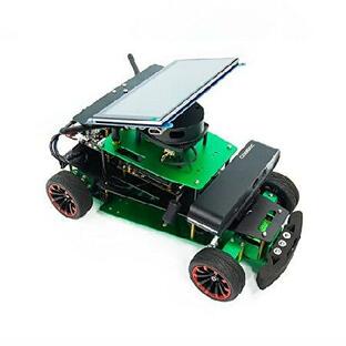 Yahboom Raspberry Pi,Jetson Nano,TX2-NX,Xavier NX AI Professionally Programmable Ackerman Steering Structure ROS Robot Kit for Adults (R2 Superior Verの画像