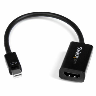 Mini DisplayPort 1.2 -HDMI アクティブ変換アダプタ Ultrabook(ウルトラブック)/ノートパソコン対応 ミニディスプレイポート/mini DP(オス) - HDMI(メス) 4Kディスプレイ対応の画像