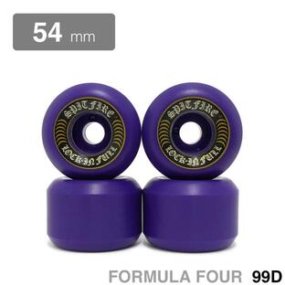 SPITFIRE WHEEL スピットファイヤー ウィール FORMULA FOUR (F4) LOCK-IN FULL 99D 紫 54mm スケートボード スケボーの画像