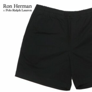 【期間限定特別価格】 新品 ロンハーマン Ron Herman x ポロ・ラルフローレン POLO RALPH LAUREN Prepster Shorts BLACKの画像