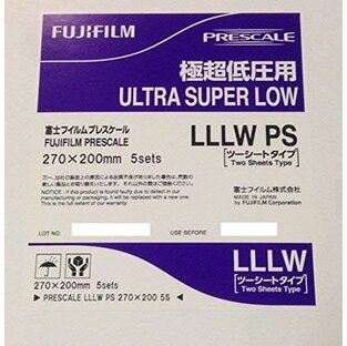 富士フイルム プレシート ツーシートタイプ 極超低圧用（LLLW PS） PRESCALE-LLLW-PSの画像