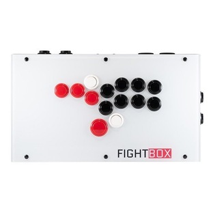 FightBox F8 R3L3 オールボタン レバーレス アケコン ホワイト F8-R3L3-Wの画像