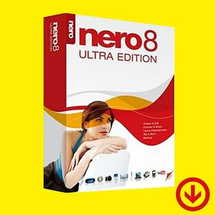 Nero 8 Ultra Edition 8.3.2.1 (Windows用) [ダウンロード版] | CD/DVD 書き込みソフト [日本語版]の画像