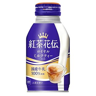 コカ・コーラ 紅茶花伝 ロイヤルミルクティー 270ml ボトル缶 温冷兼用 ×24本の画像