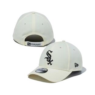 NEW ERA ニューエラ 9FORTY MLB シカゴ・ホワイトソックス ウーブンパッチ クロームホワイト キャップ 帽子 14109667の画像