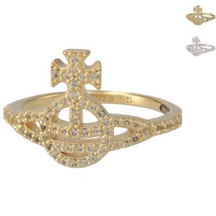 Vivienne Westwood リング CALLIOPE ジルコニアクリスタル オーブロゴ カリオペ 指輪 64040019 0019の画像