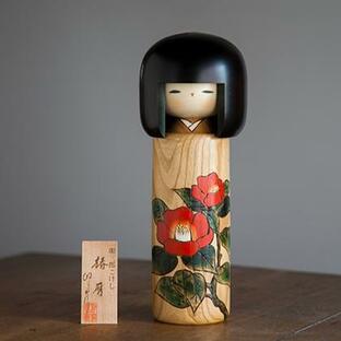 卯三郎こけし 椿暦 伝統 こけし 創作こけし 民芸 日本製 人形 木の画像