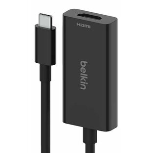 Belkin USB-C to HDMI変換アダプター HDMI2.1 8K/60Hz 4K/144Hz i Phone 15 / iPad/iPad Pro/iPad mini/MacBook/MacBook Pro/MacBook Air/Windows/Surface/Chromebook 対応 AVC013btBKの画像