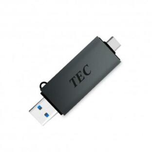 TUSB32CR-01 直送 代引不可・他メーカー同梱不可 テック USB-C/USB3.2 接続対応 2-in-1カードリーダー 【1入】の画像