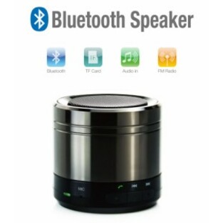 mini Bluetoothスピーカー☆レッド(PC/タブレット/スマホ/ipad/iphone/ SAMSUNG/HTC対応)の画像