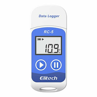 Elitech USB温度データーロガー RC-5 温度記録計 データレコーダー 32000ポイント 簡単に温度を記録し,解析できるデータロガー ブルの画像