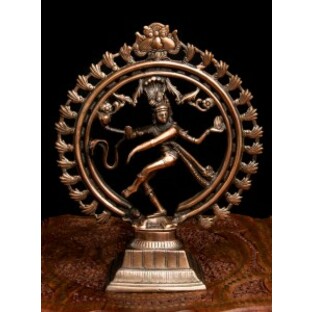 【送料無料】 ダンシング シヴァ（42cm） / シヴァ像 神様像 ナタラジ ヒンドゥー教 ナタラージャ インド 置物 エスニック アジア 雑貨の画像