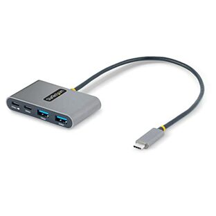 StarTech.com USBハブ／Type-C接続／100W USB PDパススルー／USB 3.0／5Gbps／2x USB-A + 2x USB-C／30cmホストケーブル／USB-Cスプリッター／4ポートUSB拡張ハブ 5G2A2CPDB-USB-C-HUBの画像