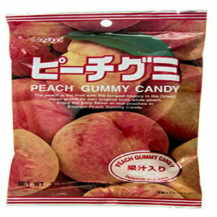 春日井グミキャンディー、ピーチ、3.77オンスパッケージ（12個入り） Kasugai Gummy Candy, Peach, 3.77-Ounce Packages (Pack of 12)の画像
