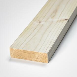 川島材木店 木材 建材 DIY 日曜大工 木工 木 Wood 天然木 ホワイトウッド三ツ割 3cmx10.5cmx145cmの画像
