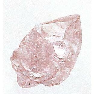 パープルダイヤモンド 0.58ct 結晶片 原石 研磨用 (ペールカラー) シェラレオネ 瑞浪鉱物展示館 5103の画像